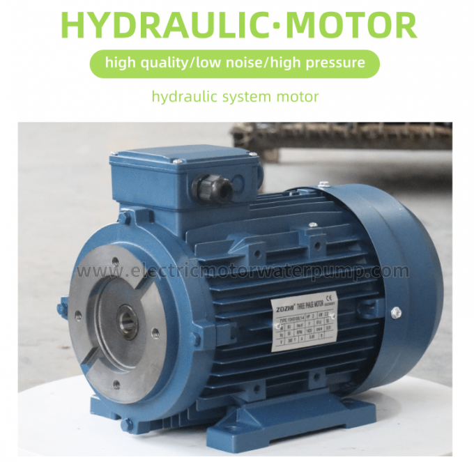 Inner Shaft Hollow Shaft Hydraulic Electric Motor 0.8KW 1.5KW 2.2KW 4KW