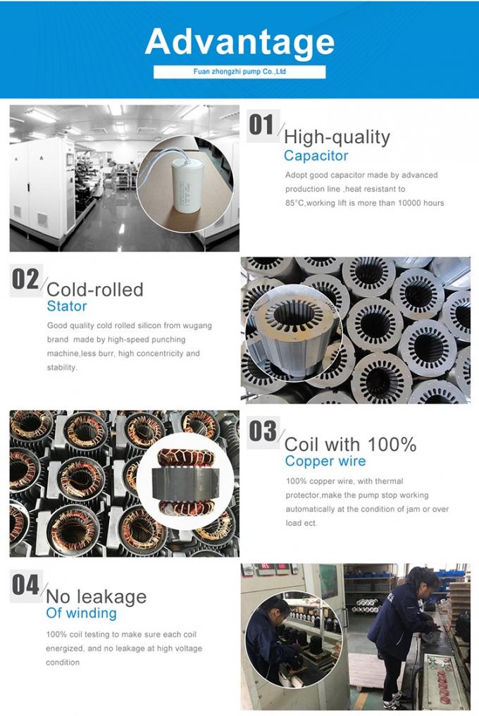 50Hz 0.55KW 0.75HP 1440rpm Single-Phase Capacitor-Start Run Asynchronous Induction Motor 220V/230V AC Volta 60Hz Frequency Rated Power 16