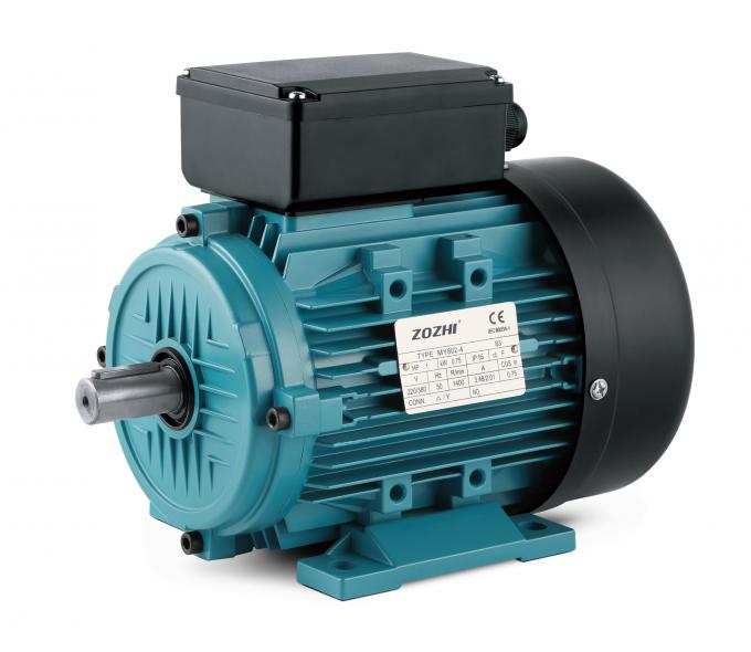 Single-Phase 1hp 0.75kw 220V 1500rpm Induction Motor For Enclosed Air Compressor 0