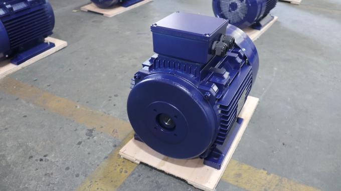 IE2 15HP 11KW AC Electric Induction Motors With 24mm Hollow Shaft 900rpm Three-Phase 50Hz Frequency 380V 415V AC Aluminium 60Hz 0
