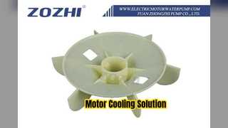 White Plastic Fan Blade 24x151mm 7 Blades