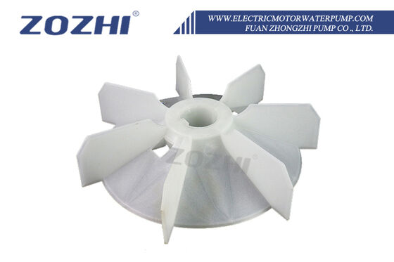 Y2-63 White Plastic PP Cooling Fan Blade 12×87mm 5 Blades for 63 Frame Electric AC Motor Accessories