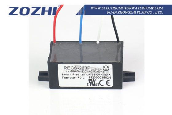 RECS-220P Electronic Centrifugal Switch with 1 Million Cycle Lifespan 50Hz/60Hz Operation and Compact Design for Motors